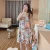Import Girl Tops Skirts Summer Sling Nightgown Lovely Cartoon printing Sexy Sleepwear Milk Silk Pyjamas With Chest Pad Mini Nightdress from China