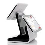 Gmaii 12.5 inch convertible dual touch screen smart pos tablet pc stations for POS system and cashier