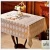 Import gold 137cm pvc lace table cover from China