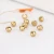 Import Gold-plated stainless steel irregular round bead necklace accessories pendant necklace female fashion simple accessories from China