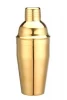 golden color 500ml plated cocktail shaker bar tool