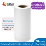 Good Breathability Spunlace Non-Woven Fabric Rolls Spunlace Nonwoven Fabric Colorful