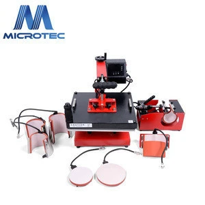 Microtec heat press Multi-functional combo sublimation press 8 in