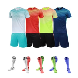 good quality custom football uniform soccer jersey set soccer wear original sports sublimation team