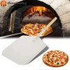 Great Quality Pizza Tool 12 inch Aluminum Blade Peel With Wooden Handle
