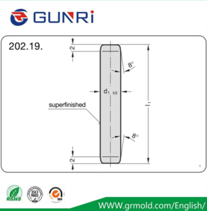 Gunri Precision small dimensions Guide Pillars