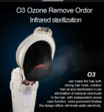 Hair salon hair care professional Micro mist hair steamer blue red ray cold warm hot mist Equipment factory steamerB