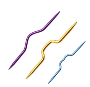 Hand-curved crochet wool needle knitting  accessories