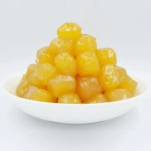 Handmade 30/35 drained ginger balls preserved ginger round shape candied fruit for bakery for cake wholesale