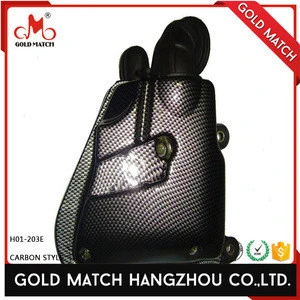 Hangzhou motorcycle spare parts air intake filter for h01-203e carbon style