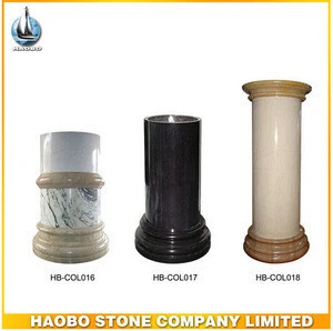 Haobo column marble pillar hollow price