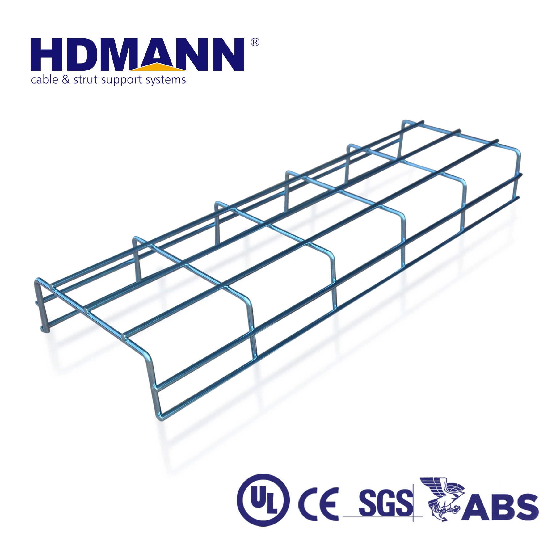 HDMANN Easy Installation Powder Coated Wire Mesh Cable Tray
