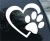 Import Heart With Dog Paw Puppy Love Vinyl Decal Car Sticker from China
