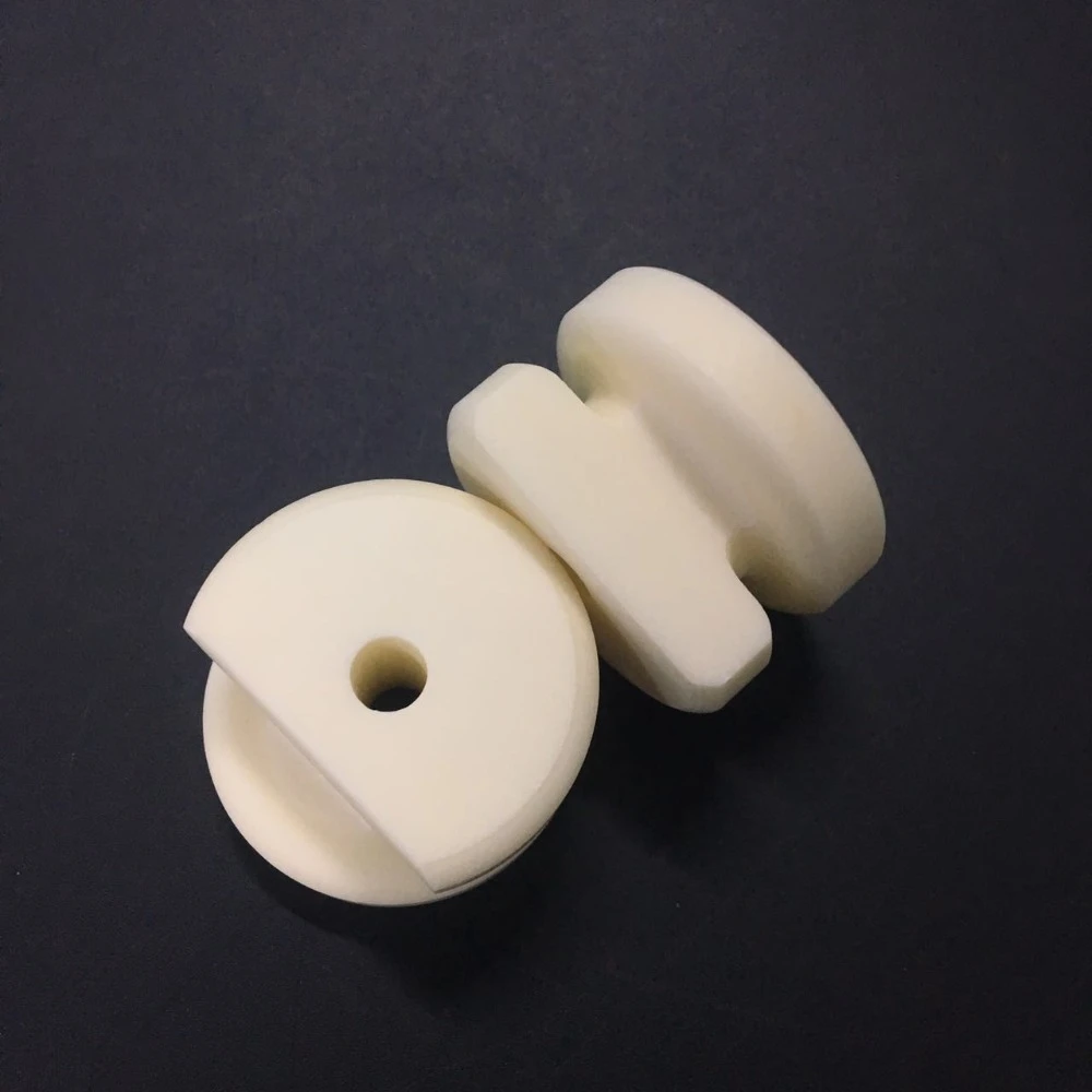 Heat Resistant Small Alumina Spool Electric Ceramic Feedthrough Support Screw Insulator Ceramic Beads For Spark Plug