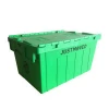 Heavy duty plastic collapsible folding crate