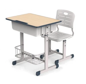 Height Adjustable Kid Study Table Children Desk And Chair With Drawer