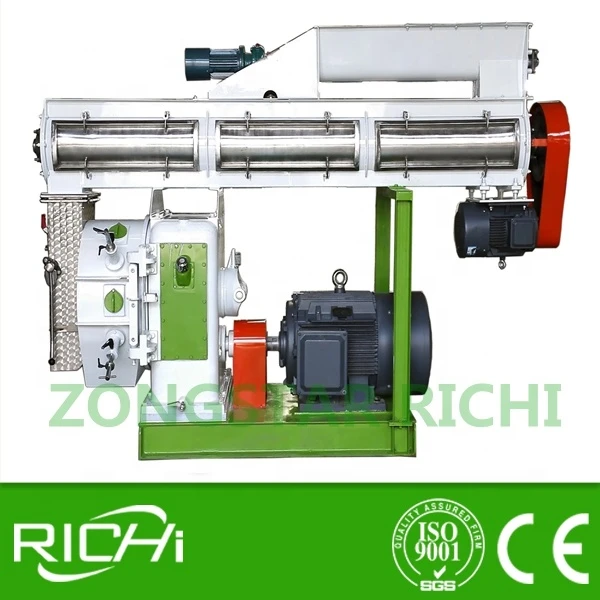 Henan RICHI Factory Turnkey Chicken Cattle Pig Animal Livestock Poultry Feed Pellet Mill Plant