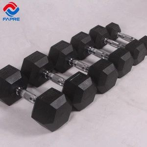 Hex Rubber Dumbbells Fitness Accessories