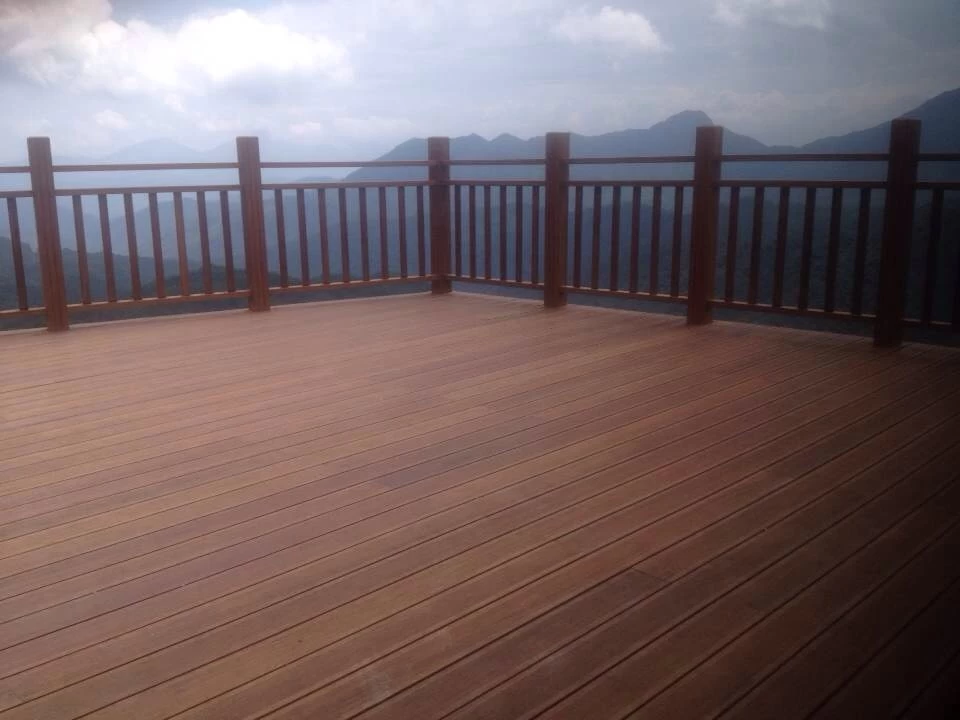 High Density Carbonized Outdoor Oiled Surface Bamboo Decking