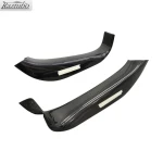 High gloss N style dry carbon fibre body kit door sill door trim interior for McLaren 720S