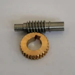 High Precision CNC Metal Machining Parts Custom Worm Gear Set