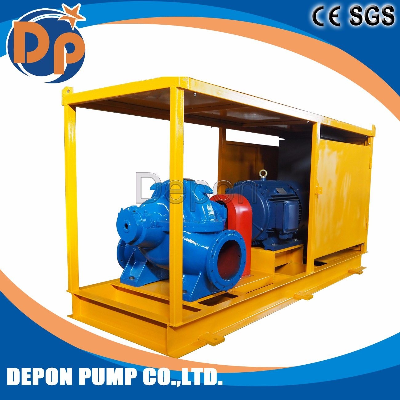 High Pressure Horizontal Stainless Steel Double Suction Water Pump for Irrigation