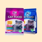 High Quality 10kg Empty Zipper 50lb Flat Bottom Custom 5kg Dry Pet Food Bag for Pet Dog and Cat Food