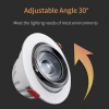 High Quality Australian Standard 6W 10W 15W Mini Spot Fitting Frame  Down Light Ceiling White Black Cob Recessed LED Downlight