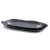 Import High Quality Boat Shaped Restaurant Sushi Plates Black Melamine Food Serving Plates Tray for Wholesale from China