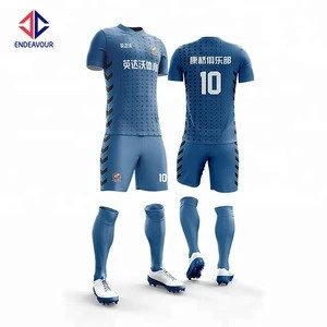 High quality custom sublimation soccer soccer uniform