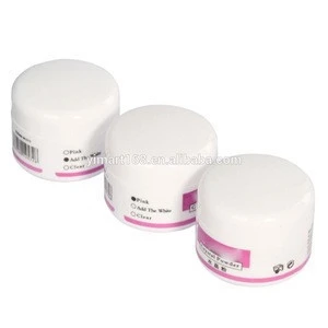 High Quality Ezflow Clear White Pink Color Gel Nails Acrylic Powder for Nail Art Carving Manicure