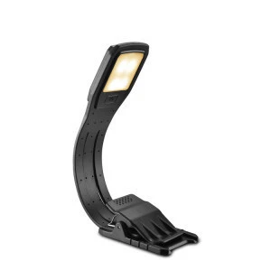 High quality flexible portable mini usb rechargeable led panel night reading book clip light