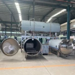 High Quality Horizontal UHT Tube Type Sterilizer Pasteurization Pot with PLc and Pump for Meat Sterilization Equipment Sale