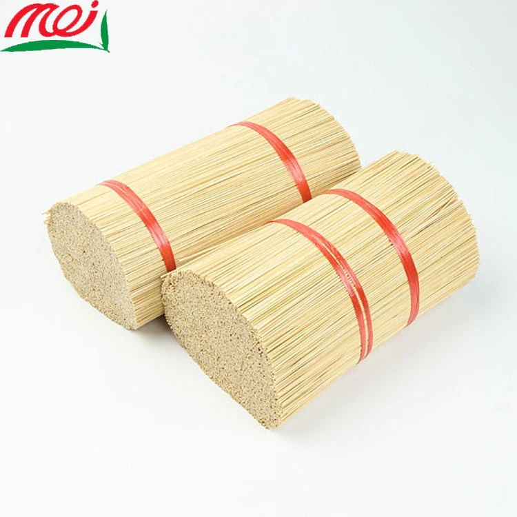 High quality india supplier making bulk natural round stick joss unscented agarbatti bamboo incense stick