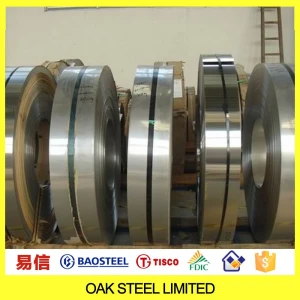 High quality Jieyang Foshan AISI 201 430 410 304 Stainless Steel coil stainless steel strip with PVC film manufacturer