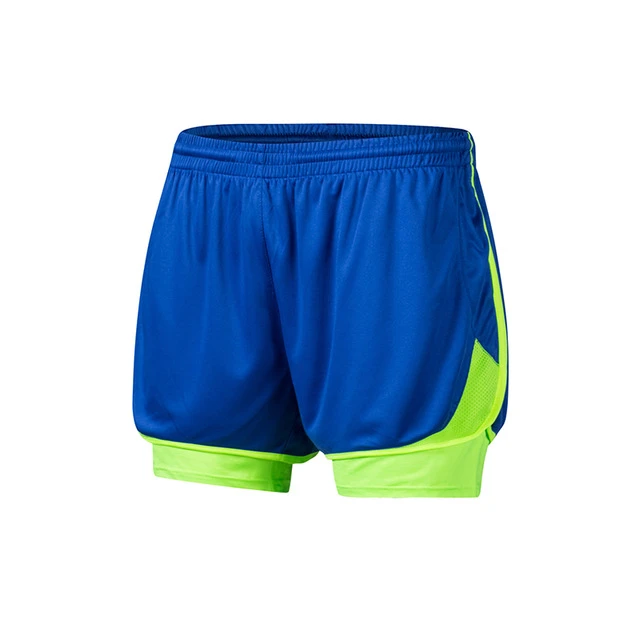 High quality mens summer fitness running shorts polyester spandex customized shorts solid color mens elastic waist gym shorts