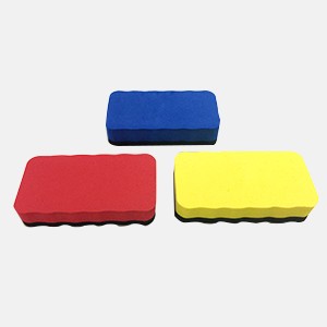 High Quality Multi Colors Cute Design Magnetic EVA whiteboard Eraser for Whiteboard at School or Home