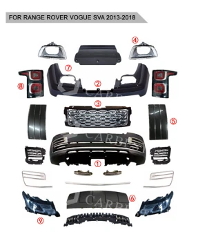 High Quality New body kit for Range Rover Vogue SVA 2013-2018