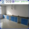 High quality school laboratory woodworking workbench with reagent rack