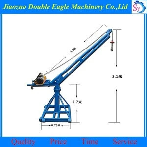 high quality small lift crane and small construction jib crane
