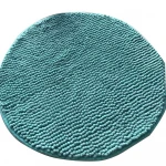 High Quality Soft Absorbent Round Chenille Bath Mats
