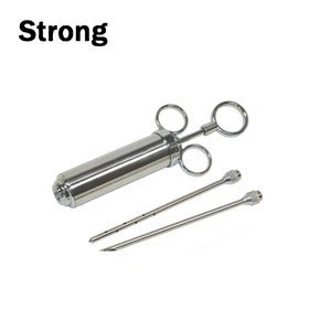 high quality stainless steel 3 needles marinade injector for turkey beef baster meat chicken
