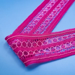 High Quality Stretch 90%Nylon 10%Spandex Lace Fabric for Underwear 5030