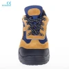 high quality suede leather upper dual density PU outsole security shoes
