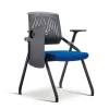 High school office mesh folding blue conference chair study chair stackable meeting chair for training