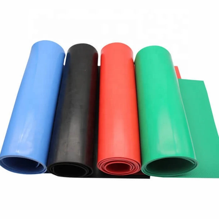 High voltage insulation aging-resistant custom thickness rubber sheet for distribution room