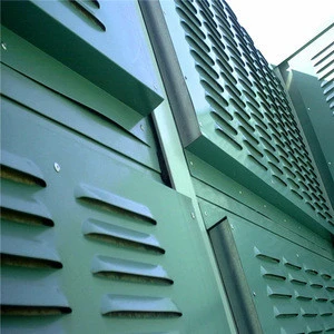 highway powder coated acrylic sound barrier