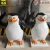 Import HLT life size animal model madagascar penguin animatronic animals for sale large fiberglass animals from China