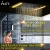 Import hm Bathroom Luxury Large Sus304 Rainshower Smart Constant Temperature Brass Valve Rain Led Shower Set from China