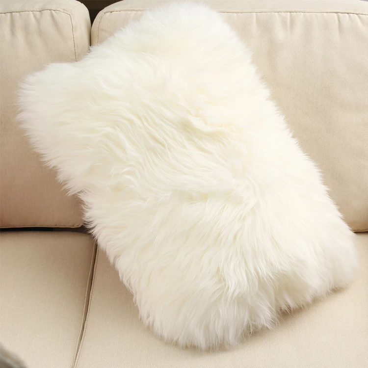 Home Decorative Good quality Sheepskin Faux Fur Cushion Covers Throw Pillow Case  Very soft